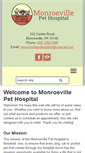Mobile Screenshot of monroeville-pet-hospital.com